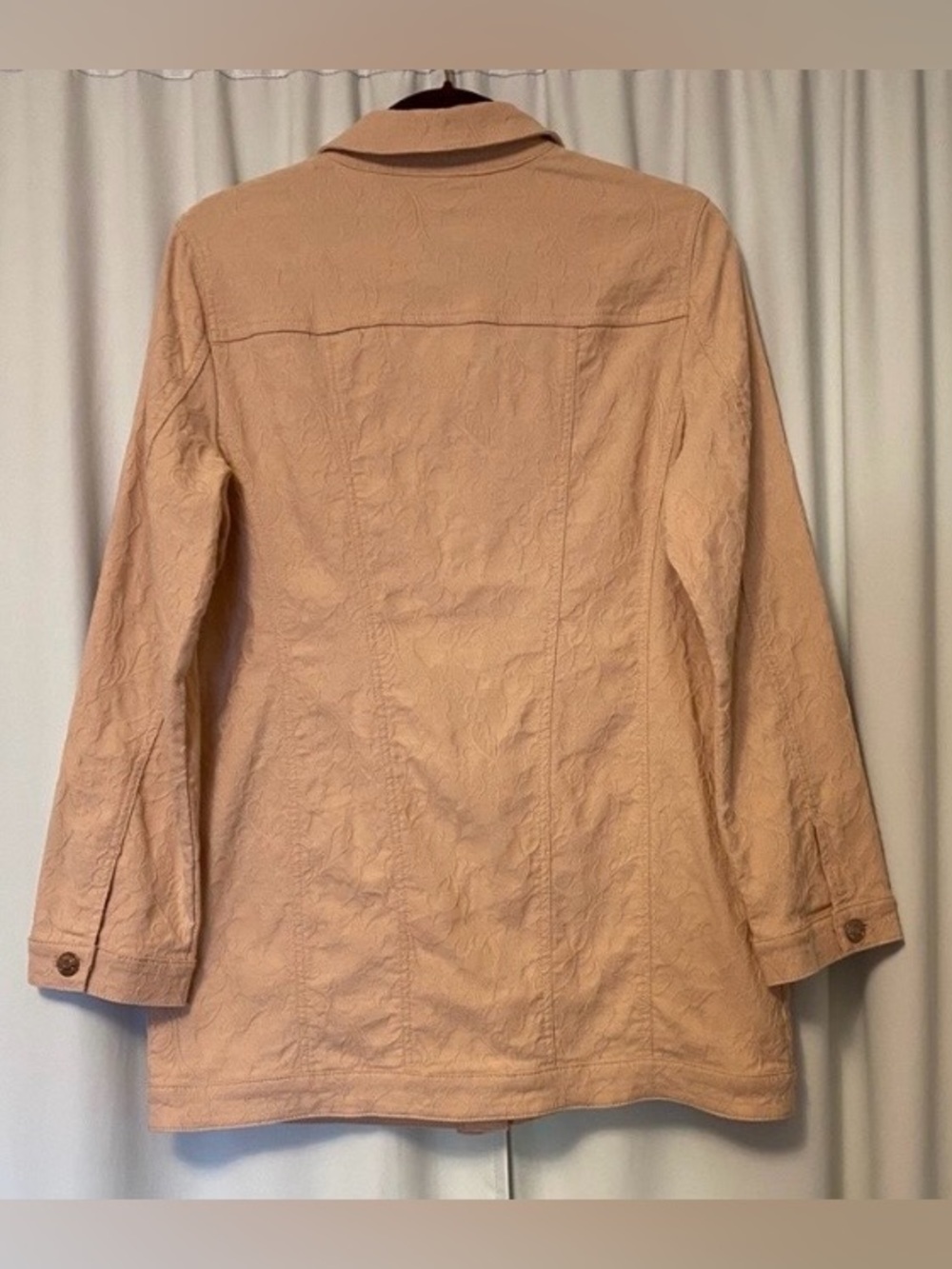 Chico's Beige Floral Pattern Blouse - Picture 3 of 15